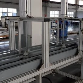 Double Layer Hanger Switchgear Production Line Auxiliary Equipment factory